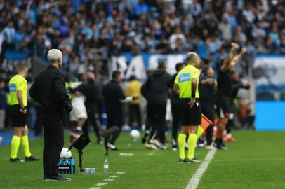 Jeff Botega / Grupo RBS PORTO ALEGRE, RS, BRASIL, 12-09-2026: Grêmio e Vasco pelo campeonato Brasileiro 2026, na Arena. Foto: Jeff Botega/Grupo RBSIndexador: jeff botega<!-- NICAID(16364828) -->