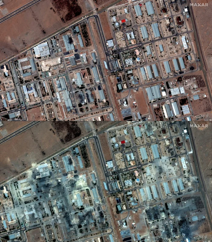 Handout / Satellite image ©2025 Maxar Tech