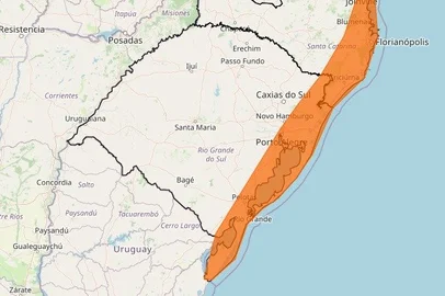 09/04/25 - Alerta de acumulado de chuva do Inmet