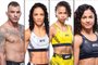 Renato Moicano, Viviane Araújo, Natália Silva e Luana Dread estão confirmados para o UFC, em Las Vegas. - UFC/Divulgação<!-- NICAID(15667715) -->