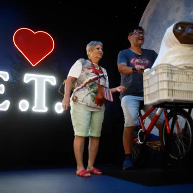 Porto Alegre, RS, Brasil - 17/03/2023 - Exposição imersiva 40 anos do E.T. (Foto: Anselmo Cunha/Agência RBS)<!-- NICAID(15378385) -->