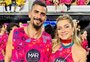 Ex-BBB Nizam e Leticia Spiller curtem juntos o primeiro dia de Lollapalooza