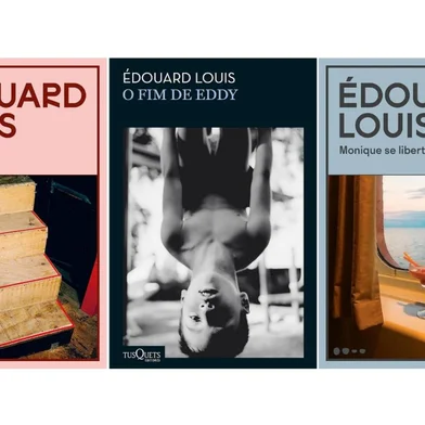 Obras do escritor francês Édouard Louis.<!-- NICAID(15900521) -->