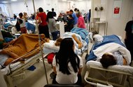 PORTO ALEGRE, RS, BRASIL - 02/04/2024 - Hospital de Clínicas atende com emergência super lotada. FOTO: JONATHAN HECKLER, AGÊNCIA RBS<!-- NICAID(15722879) -->