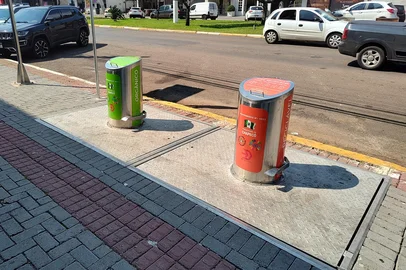 Lixeiras subterrâneas da 3D Indsutrial instaladas em Chapecó<!-- NICAID(15998081) -->
