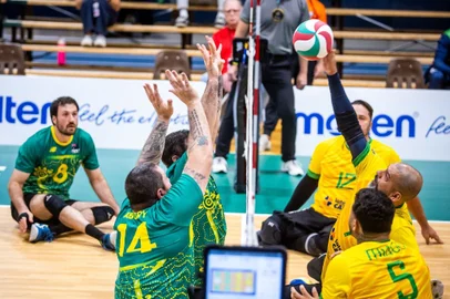 Brasil x Austrália, vôlei sentado