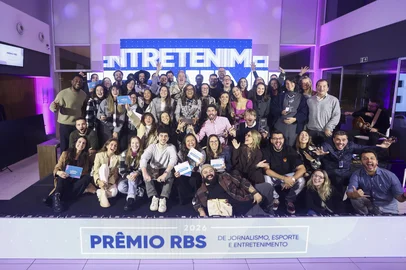 PORTO ALEGRE, RS, BRASIL, 12-05-2026: Cerimômia de entrega do Prêmio RBS de Jornalismo, Esporte e Entretenimento 2026. Foto: Bruno Todeschini/Agência RBS<!-- NICAID(16283965) -->