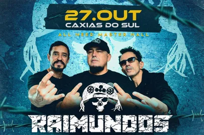 Raimundos se apresentam em Caxias do Sul no dia 27 de outubro. <!-- NICAID(15571212) -->