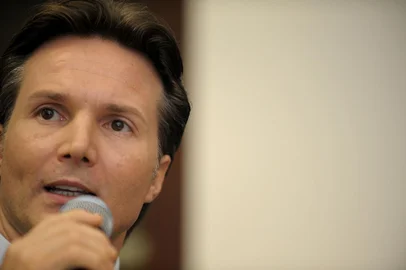 CAXIAS DO SUL, RS, BRASIL, 14/03/2019Coletiva de dois anos como prefeito de Caxias do Sul de Daniel Guerra. Prefeito Daniel Guerra(Lucas Amorelli/ Agência RBS)<!-- NICAID(13995943) -->