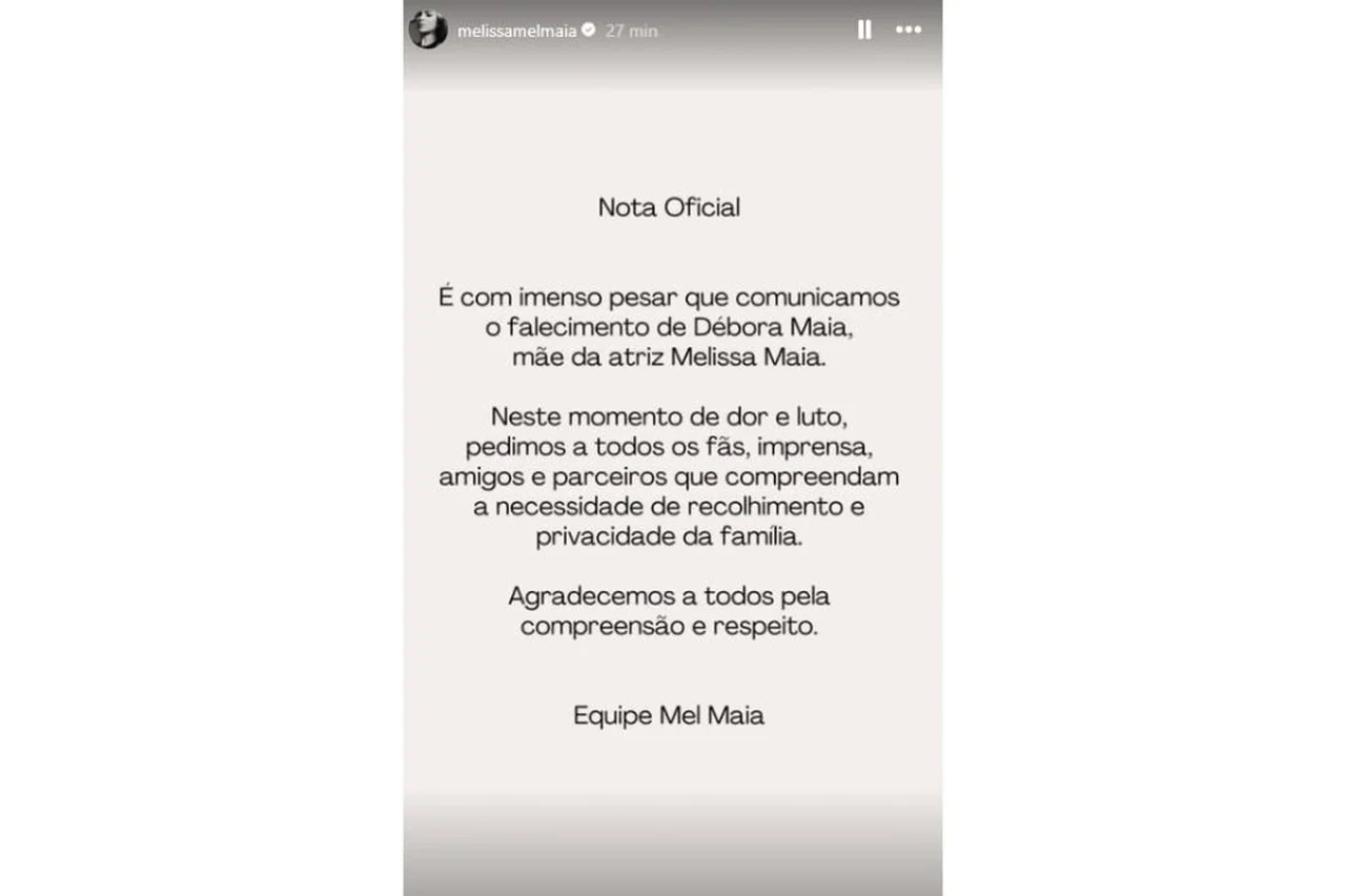 Reprodução/@melissamelmaia