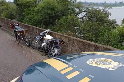 PELOTAS, RS, BRASIL - 21/09/2025 - PRF desarticula corrida de moto<!-- NICAID(16129659) -->