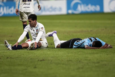 PORTO ALEGRE, RS, Brasil: Grêmio x Esportivo Luqueño, Sul Americana. Fotos: Duda Fortes/Agencia RBS<!-- NICAID(16048849) -->