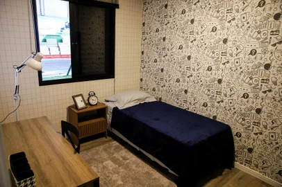 SÃO LEOPOLDO, RS, BRASIL, 02.08.24: Protótipo de casas que serão doadas a desabrigados. Projeto Reconstrução RS Habitação. Fotos: Duda Fortes/Agencia RBS<!-- NICAID(15830728) -->