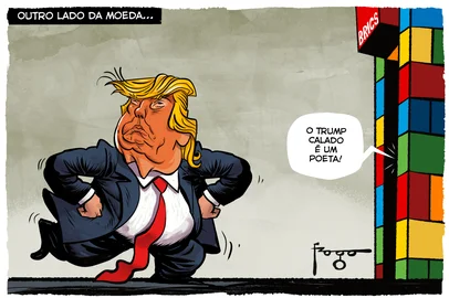 PORTO ALEGRE, RS, BRASIL, 04-07-2025: Charge de Gilmar Fraga. Foto: Gilmar Fraga/Agência RBS<!-- NICAID(16075437) -->