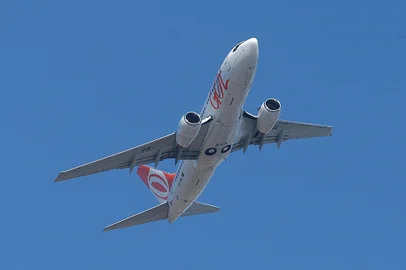 *** Avião da Gol-RRigon ***Avião da Gol. avião saindo do aeroporto de Caxias do Sul. empresa aérea Gol.<!-- NICAID(1152599) -->
