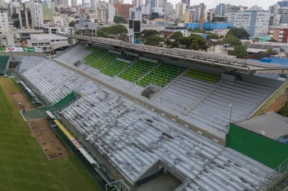 Caxias do Sul, RS, Brasil - Especial Gauchão 2024. Na foto, o estádio Alfredo Jaconi, do Juventude - Foto: Jefferson Botega/Agência RBS<!-- NICAID(15664328) -->