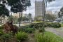 Vento forte provoca estragos na Praça Dante Alighieri, em Caxias<!-- NICAID(15529492) -->