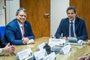 05/07/2023 - Reunião do ministro Fernando Haddad com Governador do Estado de São Paulo, Tarcísio de Freitas. Foto: Diogo Zacarias/Divulgação<!-- NICAID(15599062) -->