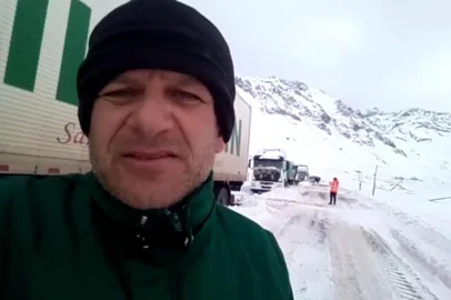 Caminhoneiro de Vacaria é liberado de nevasca na Argentina<!-- NICAID(15148478) -->