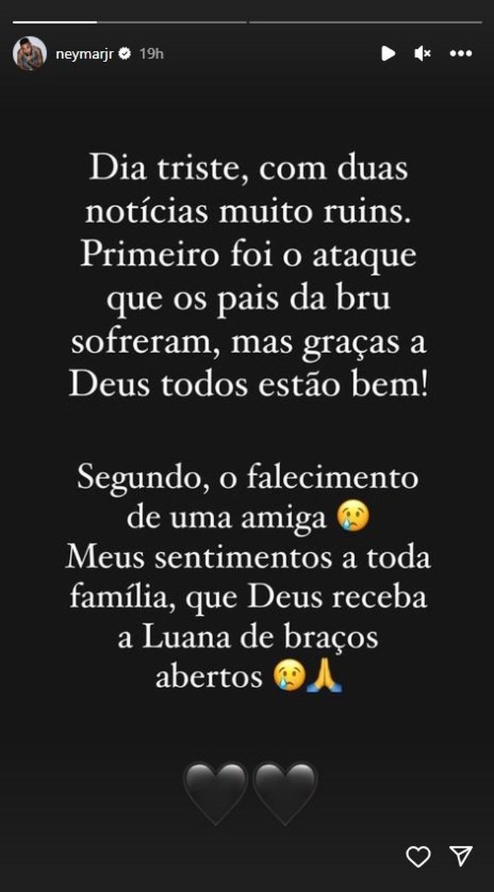 Instagram@neymarjr / Reprodução