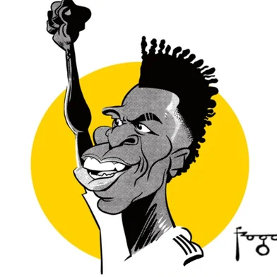 FRASES DA SEMANA - Ilustração do jogador Vini Jr. ARTE: GILMAR FRAGA, AGÊNCIA RBS - ONLINE<!-- NICAID(15939663) -->