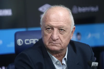 Porto alegre, RS, Brasil - Apresentação de Felipão no Grêmio. Foto: Jonathan Heckler / Agencia RBS<!-- NICAID(16026505) -->