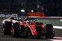 Ferrari's Monegasque driver Charles Leclerc drives during the second practice session for the Abu Dhabi Formula One Grand Prix at the Yas Marina Circuit in the Emirati city on November 24, 2023. (Photo by Jewel SAMAD / AFP)<!-- NICAID(15607893) -->
