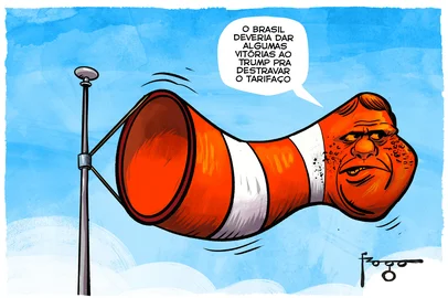 PORTO ALEGRE, RS, BRASIL, 19-08-2025: Charge de Gilmar Fraga. Foto: Gilmar Fraga/Agência RBS<!-- NICAID(16105445) -->