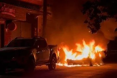 Giácomo Bertinetti / Arquivo pessoal incêndio em pelotas