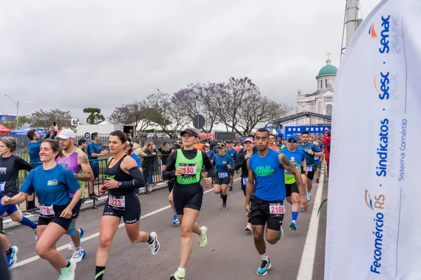 A prova teve como cenário o Santuário de Nossa Senhora de Caravaggio.
