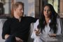 Príncipe Harry e Meghan Markle na série documental Harry & Meghan, da Netflix.<!-- NICAID(15289164) -->