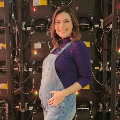 Michelle Loreto, apresentadora do Bem Estar, dá à luz Aurora <!-- NICAID(15564262) -->