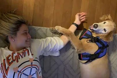 *A PEDIDO DE FILIPE PIMENTEL* Fernanda Gentil e seu animal de estimação - Foto:@gentilfernanda/Instagram/Reprodução<!-- NICAID(15136425) -->
