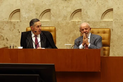 BrasÃ­lia (DF), 03/02/2025 - Presidente do Senado Federal Davi Alcolumbre, presidente do STF Roberto Barroso, presidente da repÃºblica Luiz InÃ¡cio Lula da Silva e o presidente da CÃ¢mara dos Deputados Hugo Mota durante sessÃ£o Solene de Abertura do Ano JudiciÃ¡rio do STF. Foto: Antônio Cruz/Agencia BrasilLocal: BrasÃ­liaIndexador: AntÃ´nio Cruz/AgÃªncia BrasilFonte: AgÃªncia Brasil/Empresa Brasil dFotógrafo: RepÃ³rter FotogrÃ¡fico<!-- NICAID(15968447) -->