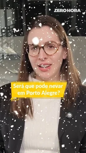 Pode nevar em Porto Alegre?