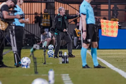 No Estádio Cícero de Souza Marques, Bragantino e Juventude se enfrentam pela 10ª rodada do Campeonato Brasileiro.<!-- NICAID(16046345) -->