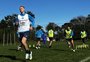 Renato comanda treino em Curitiba e começa a preparar o time do Grêmio para enfrentar o Fluminense
