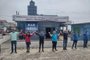Moradores fazem abraço simbólico contra a demolição do Bar Azul em Cidreira<!-- NICAID(15594755) -->