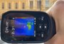 Câmera térmica registra temperaturas negativas em Porto Alegre nesta terça-feira; veja vídeo