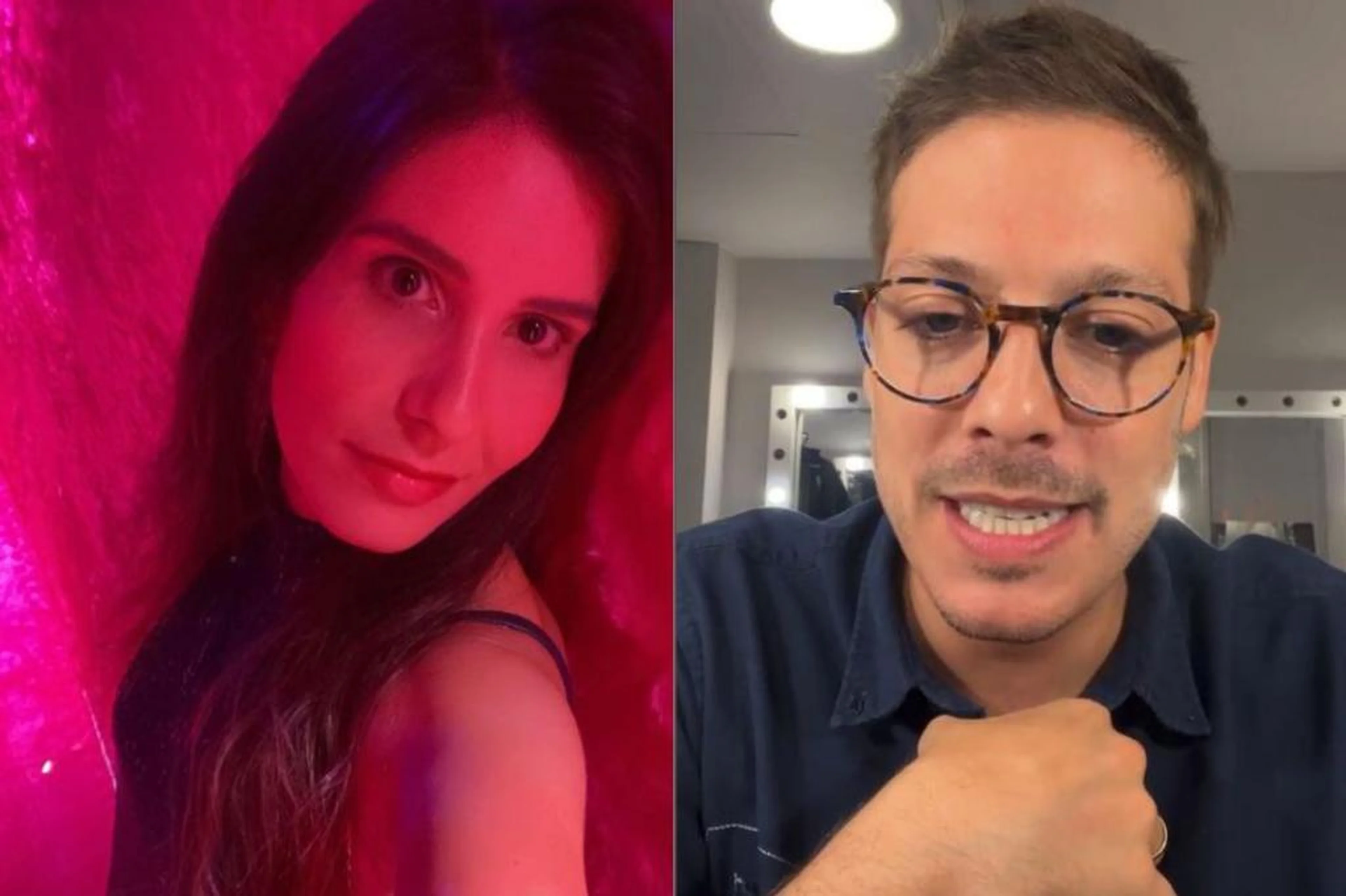 Reprodução/@natalymega @fabioporchat Instagram