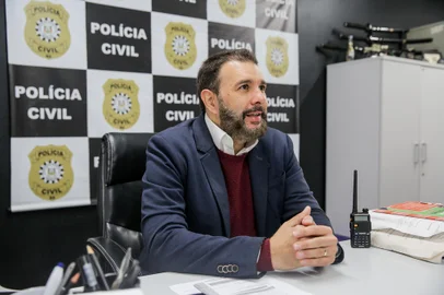 Máteria sobre desaparecidos com o Delegado titular da Homicídios, Caio Márcio Fernandes. (Neimar De Cesero/Agência RBS)Indexador: Neimar De Cesero<!-- NICAID(15804162) -->