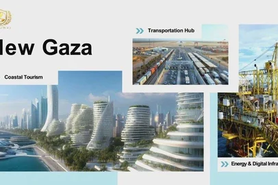 Plano diretor para a Faixa de Gaza apresentado por Donald Trump