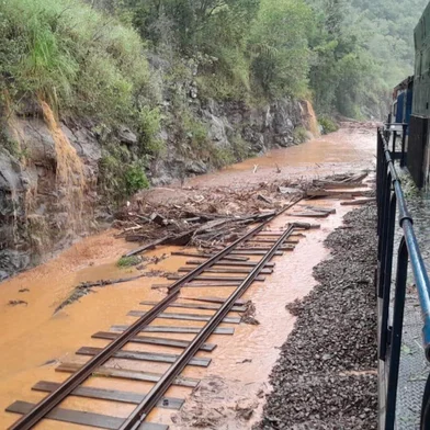 Ferrovias do RS seguem bloqueadas após enchente de maio<!-- NICAID(15876923) -->