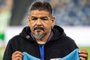Picture released by Telam news agency showing an undated recent picture of Hugo Maradona, the younger brother of late Argentine football star Diego Maradona, in Naples, Italy. - Diego Maradona's younger brother Hugo has died from a heart attack in Naples, at the age of 52  just a year after the Argentine football legend passed away, Italian football club Napoli confirmed on December 28, 2021. (Photo by TELAM / AFP) / - Argentina OUT / RESTRICTED TO EDITORIAL USE - MANDATORY CREDIT "AFP PHOTO / TELAM" - NO MARKETING - NO ADVERTISING CAMPAIGNS - DISTRIBUTED AS A SERVICE TO CLIENTSEditoria: SPOLocal: NaplesIndexador: -Secao: soccerFonte: TELAMFotógrafo: STR<!-- NICAID(14977792) -->