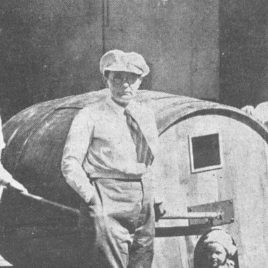 Leopoldo Lanz viajou pelo Brasil em 1931 e 1932 empurrando um barril.<!-- NICAID(15227159) -->