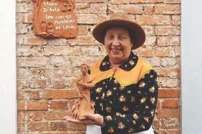 Como uma escultura de São Francisco de Assis produzida em Vila Flores chegou às mãos do papa.<!-- NICAID(16021566) -->