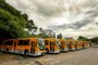 Porto Alegre, RS, Brasil 22/4/2024: Na manhã desta segunda-feira (22), foi realizada a entrega de 10 novos ônibus da empresa Carris, que passam a operar no sistema de transporte píblico da capital. Foto: Alex Rocha/PMPA<!-- NICAID(15741634) -->