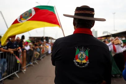 PORTO ALEGRE, RS, BRASIL, 20-09-2025: Tradicional Desfile Farroupilha que ocorre no 20 de setembro na capital. Foto: Camila Hermes/Agencia RBS<!-- NICAID(16129180) -->