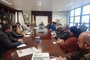 Prefeitura de Caxias do Sul e entidades municipais e estadual se reuniram para discutir decisão do Hospital Pompéia em fechar setor materno-infantil.<!-- NICAID(15177504) -->