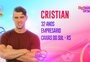 Gaúcho de Caxias do Sul, Cristian é dono de um box de crossfit e tem "opiniões fortes"